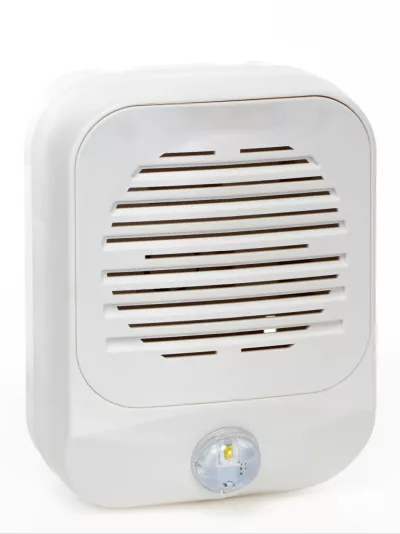 Diffuseur sonore et visuel à flash blanc