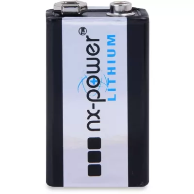 Pile lithium 9V 1,2Ah